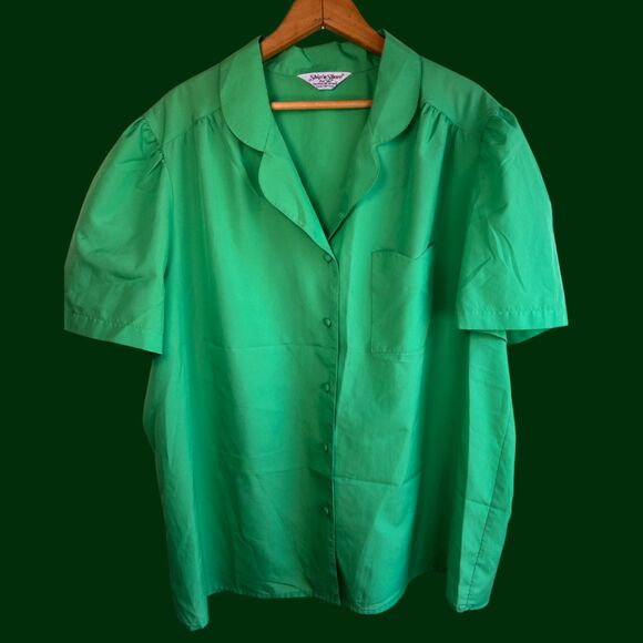 Vintage 80s Ship n’ Shore Button Down - Picture 1 of 9